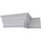 Ekena Millwork 4 3/4"H x 2 3/4"P x 5 3/8"F x 94 1/2"L, (2 1/4" Repeat) Nadia Crown Moulding MLD05X03X05NA - alternate 3